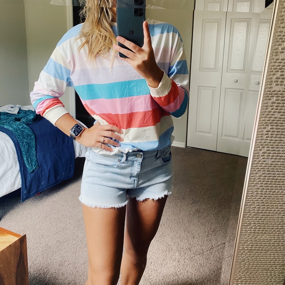 Vintage striped light weight sweater